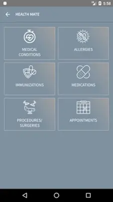 HealthMate android App screenshot 2